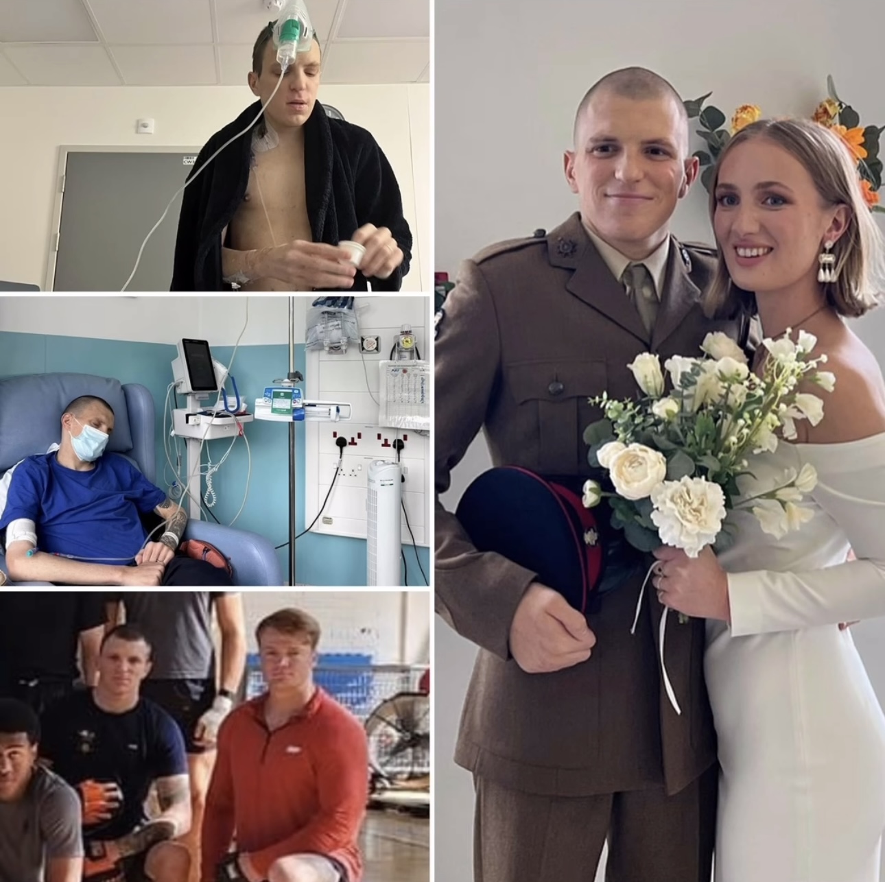 compiltation of images of Jacob and his wife CREDIT JACOB