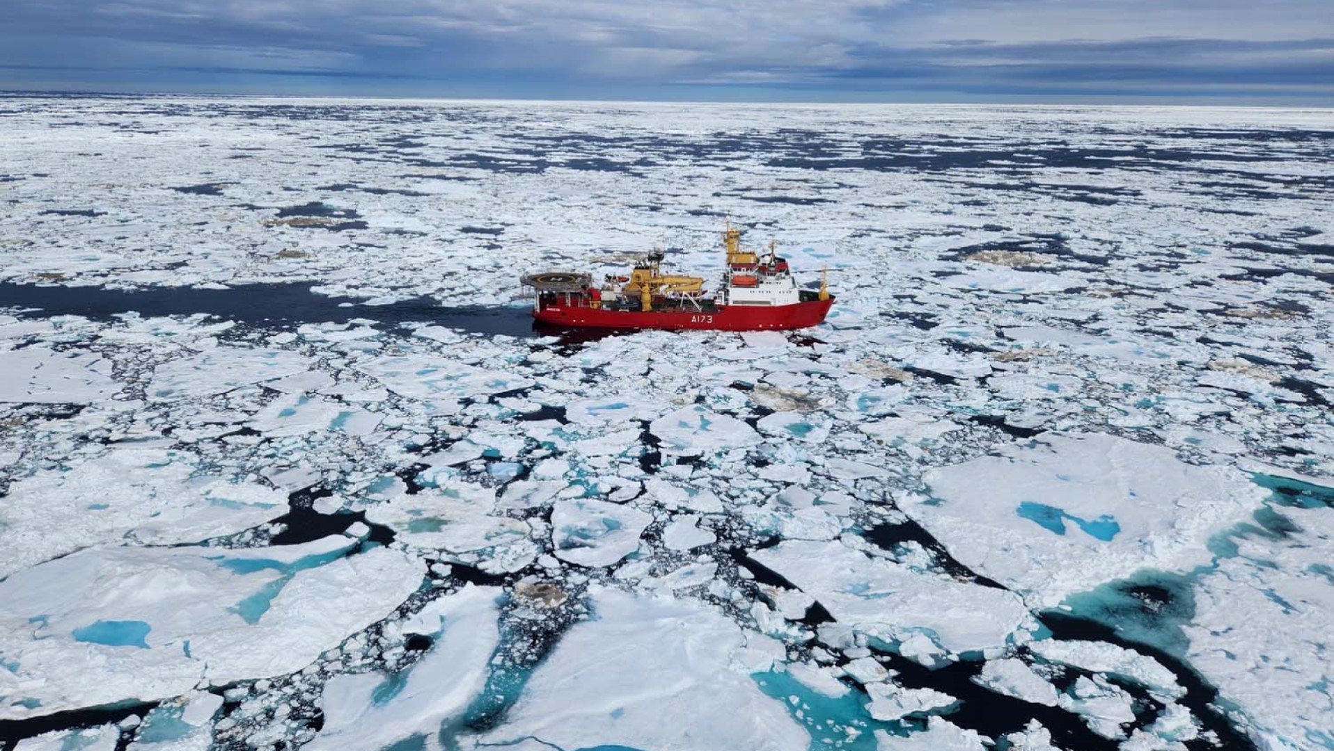 HMS Protector spent two weeks carrying out icebreaking operations