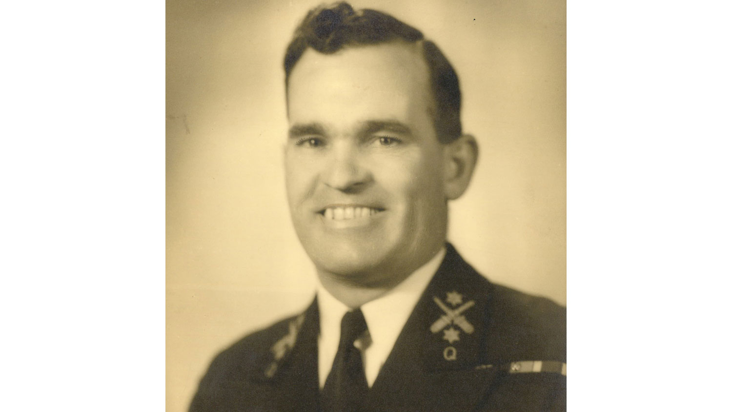 	CPO Thomas Topley in uniform pictured during the Second World War CREDIT Topley family