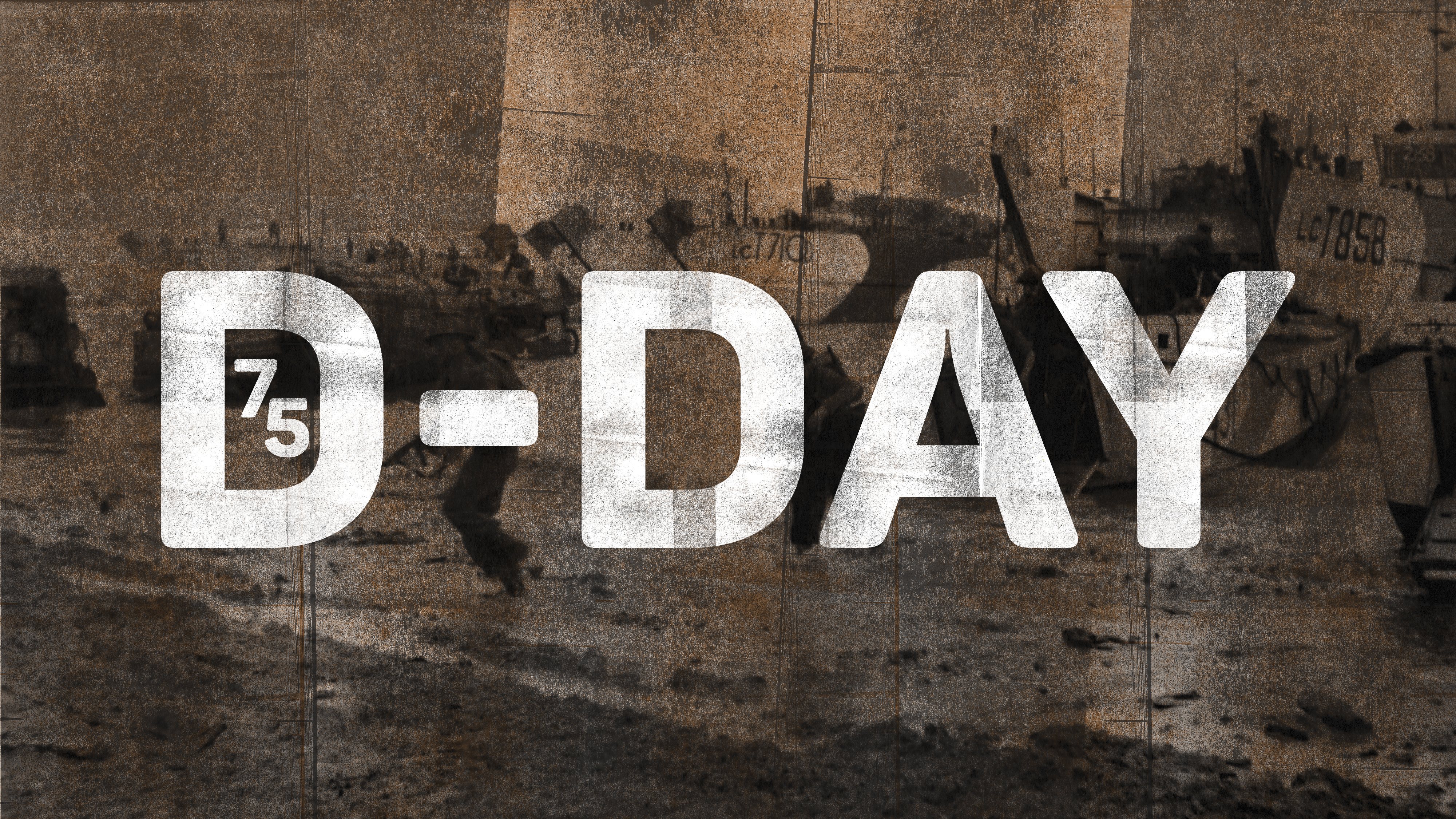 D-Day 75. BFBS graphic 