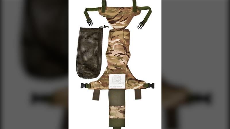 A blast protection 'combat nappy' issued to troops