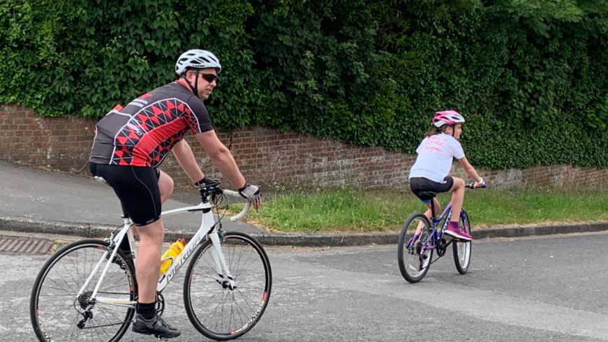 Daisy's Charity Challenge Daisy Cobham Cycling Credit Claire Cobham