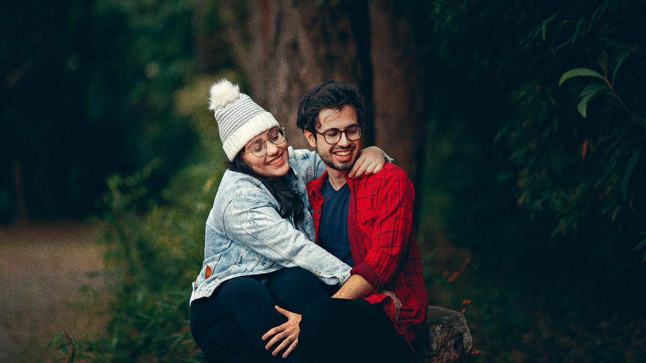 Relationship Couple Hugging Laughing Smiling Happy Love Picture JumpStory
