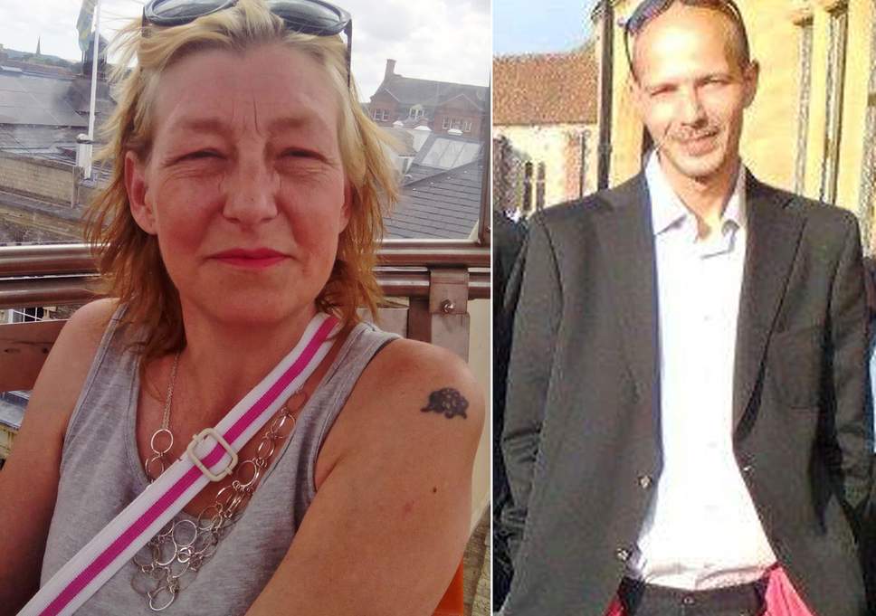 Dawn Sturgess and Charlie Rowley