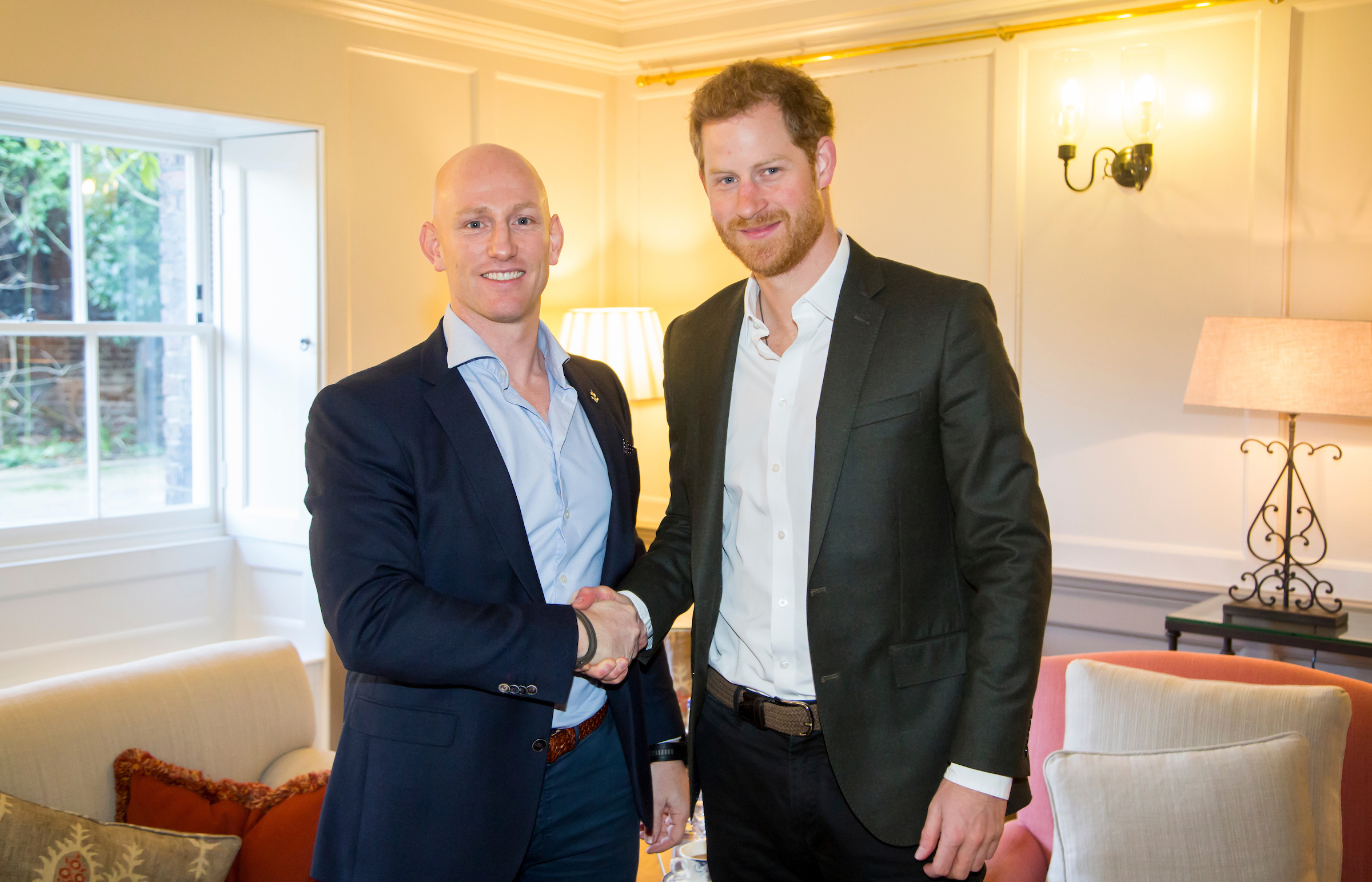 Dean Stott and Prince Harry