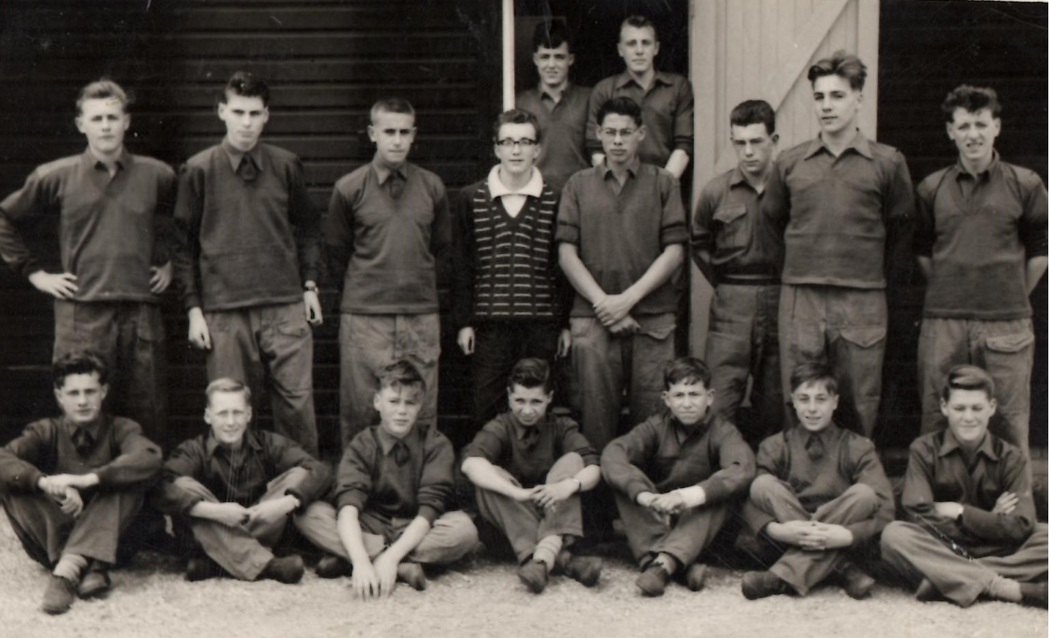 1961 Squad photograph of Dennis Nilsen and Eric Talbit. Credit: Eric Talbot