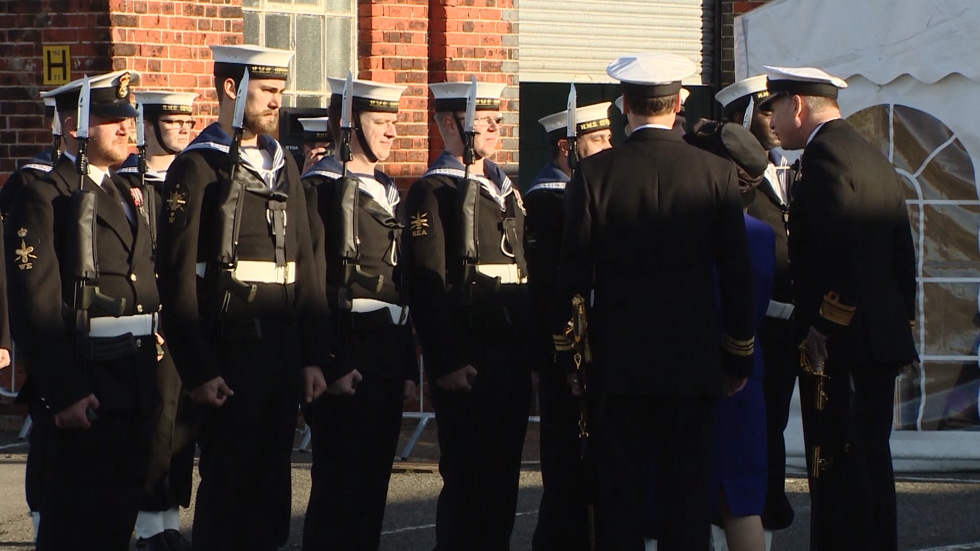 HMS Severn crew decommission