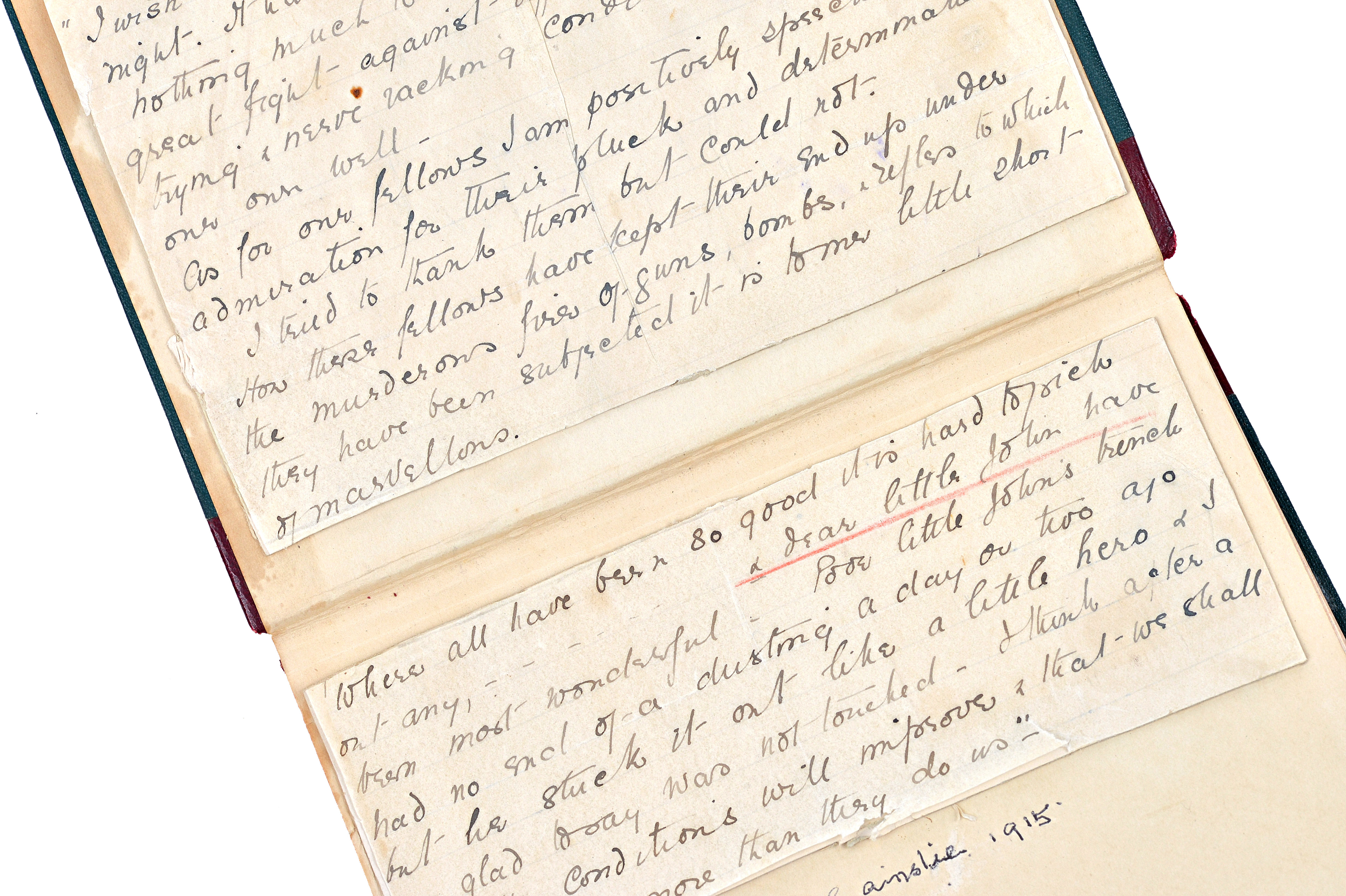 WWI diary 