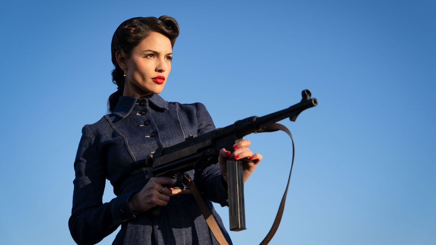 Eiza Gonzalez in The Ministry Of Ungentlemanly Warfare CREDIT Dan Smith for Lionsgate