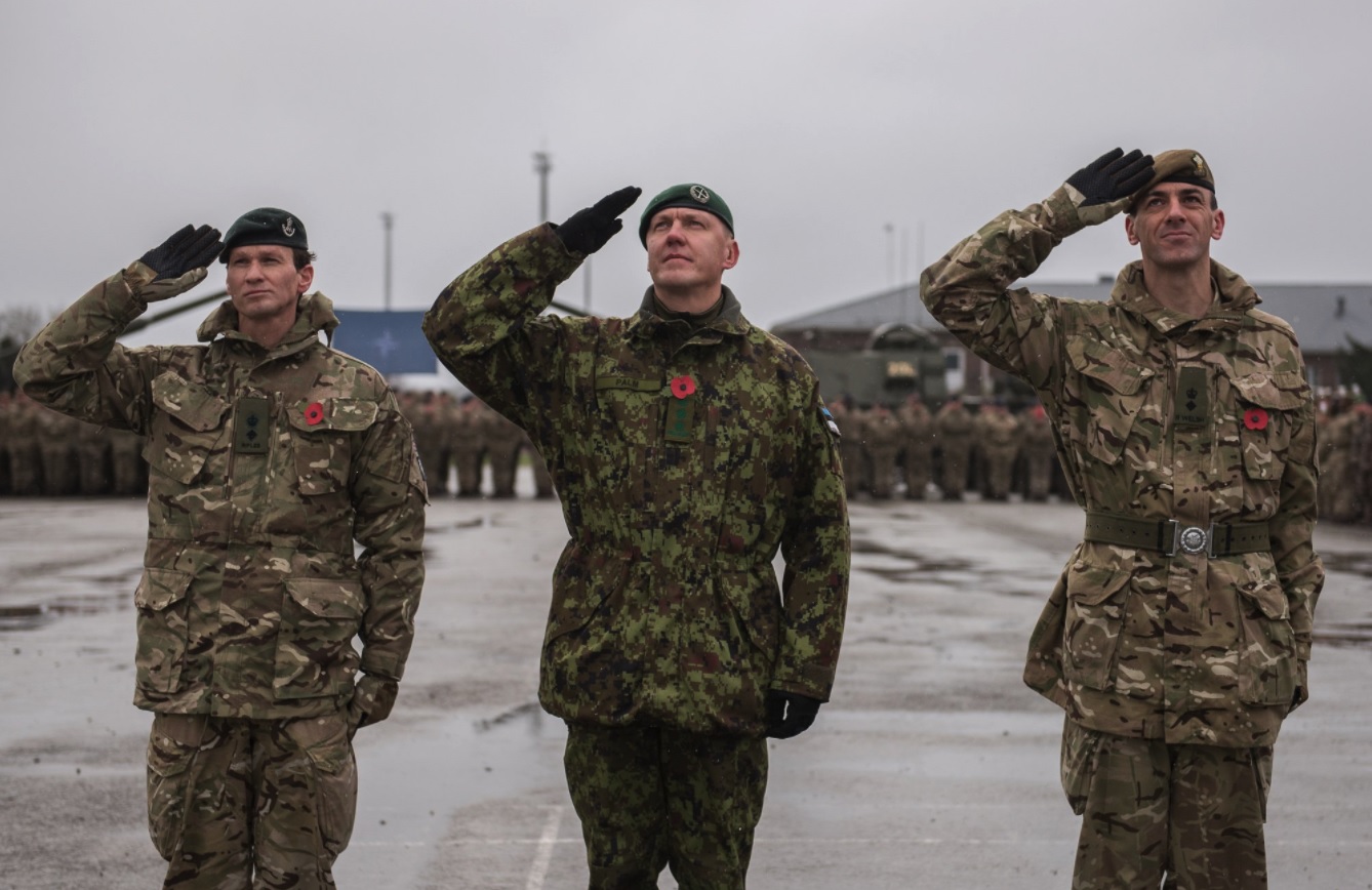 1st Battalion The Royal Welsh have taken over from 5th Battalion The Rifles in Estonia