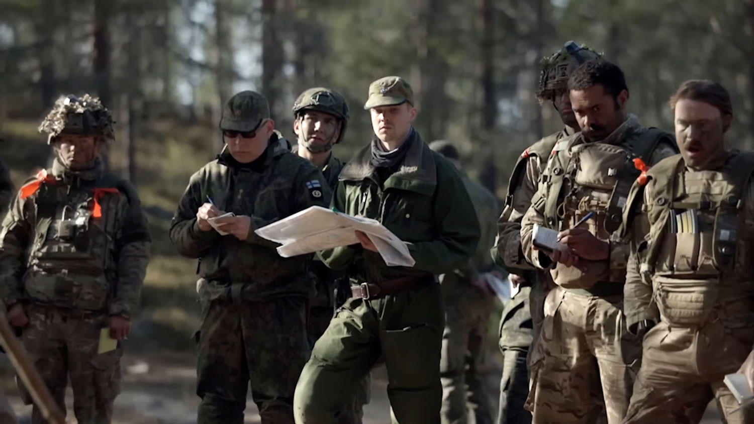 Ex Northern Forest in Finland tested the international forces' ability to collaborate and operate together Screengrab 6 CREDIT British Army