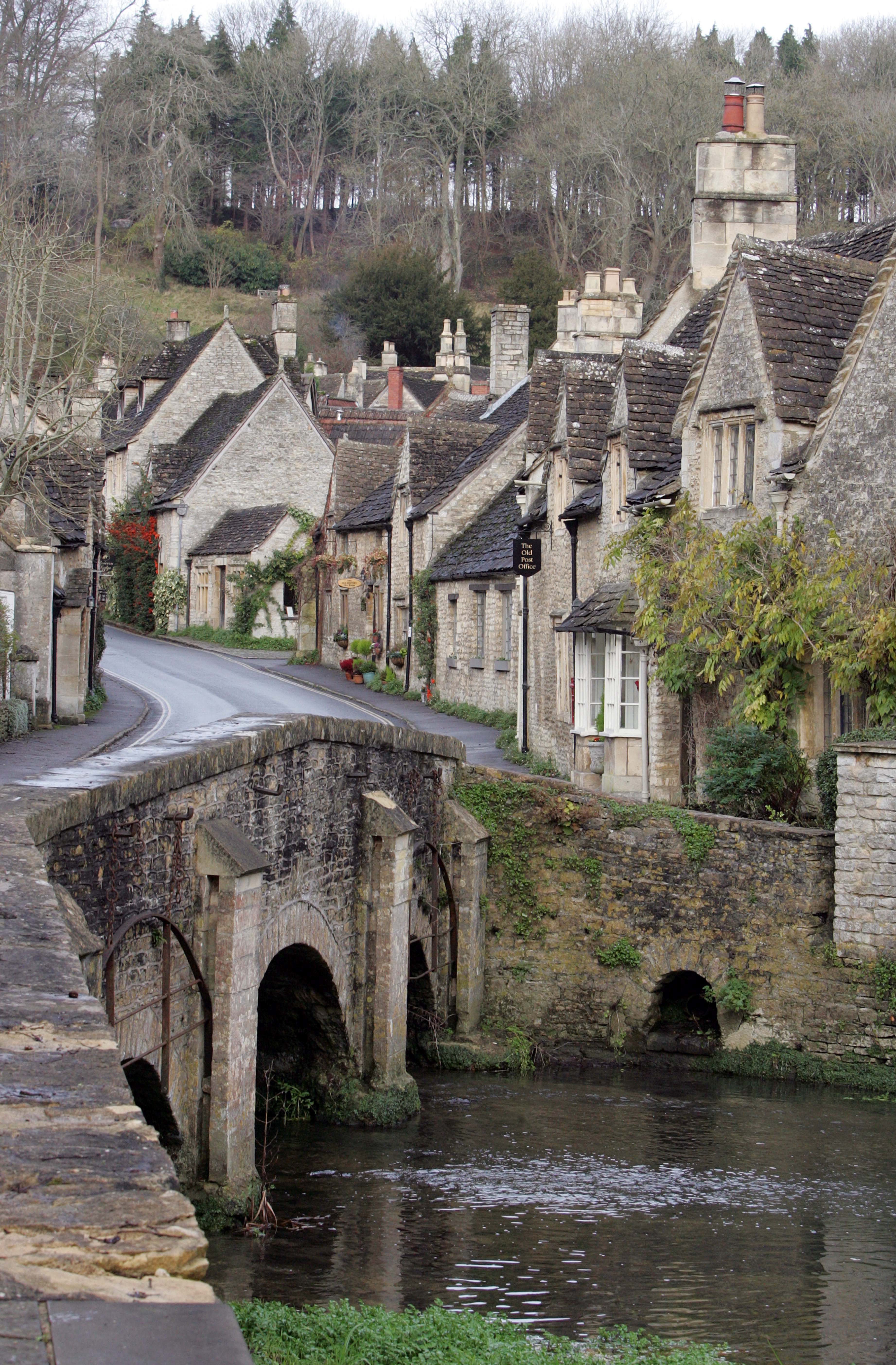 Castle Combe, Wiltshire. Photo by: SWNS