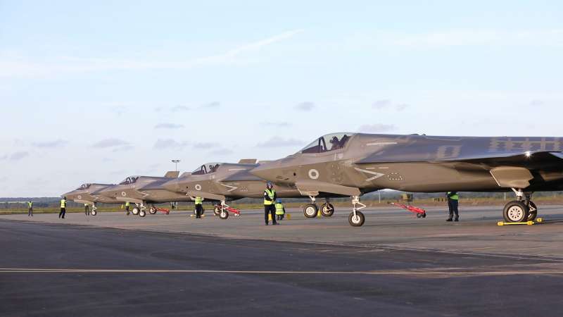 The UK's most advanced war plane, F-35B at RAF Marham.