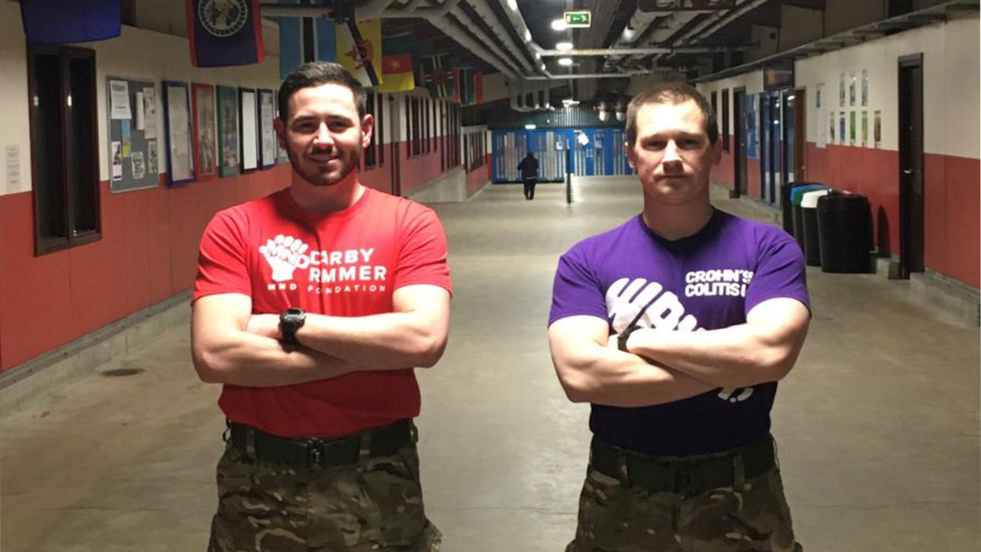 SAC Terence 'Si' Leyman & Corporal Andy Houston.