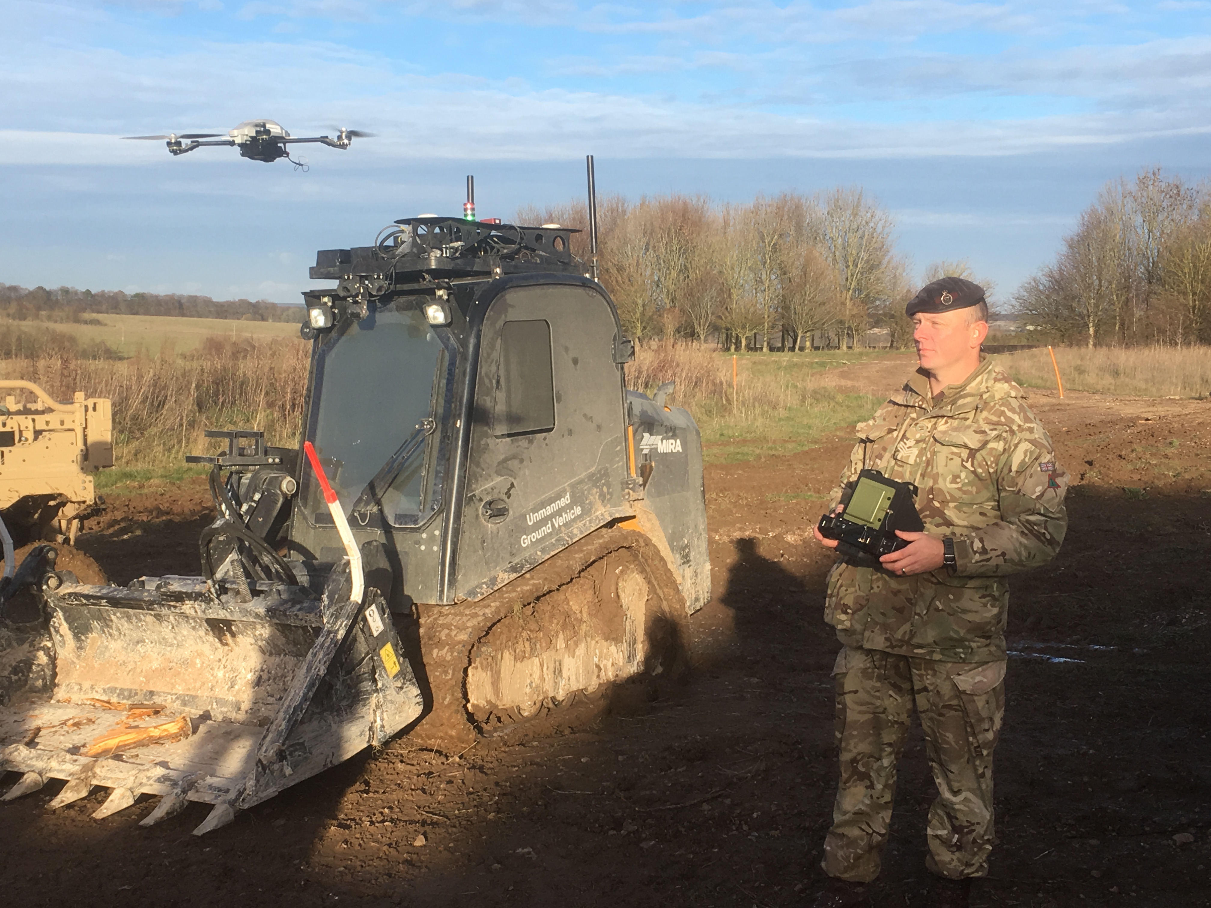 The Autonomous Warrior 2018 exercise used a range of robotics