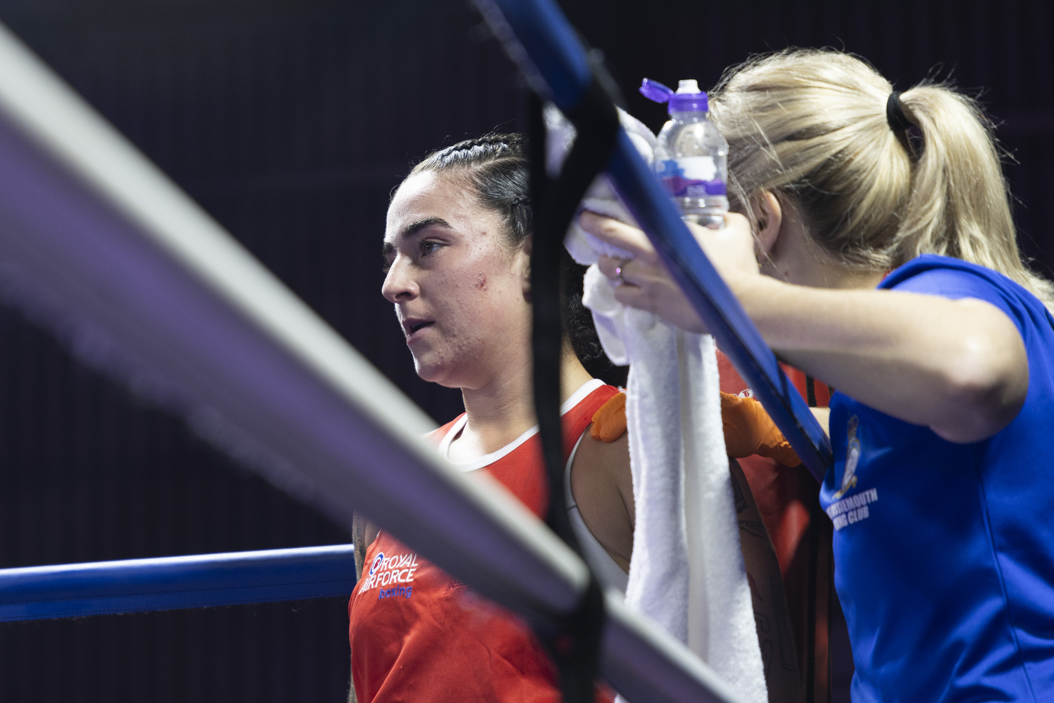 First female gunner to win a title RAF boxing title 