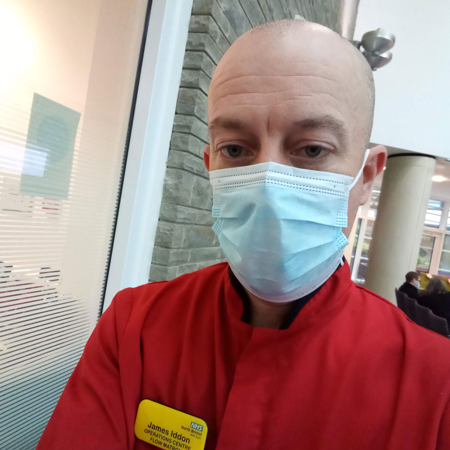 Flt Lt James Iddon Intensive Care Nurse NHS Credit Flt Lt James Iddon