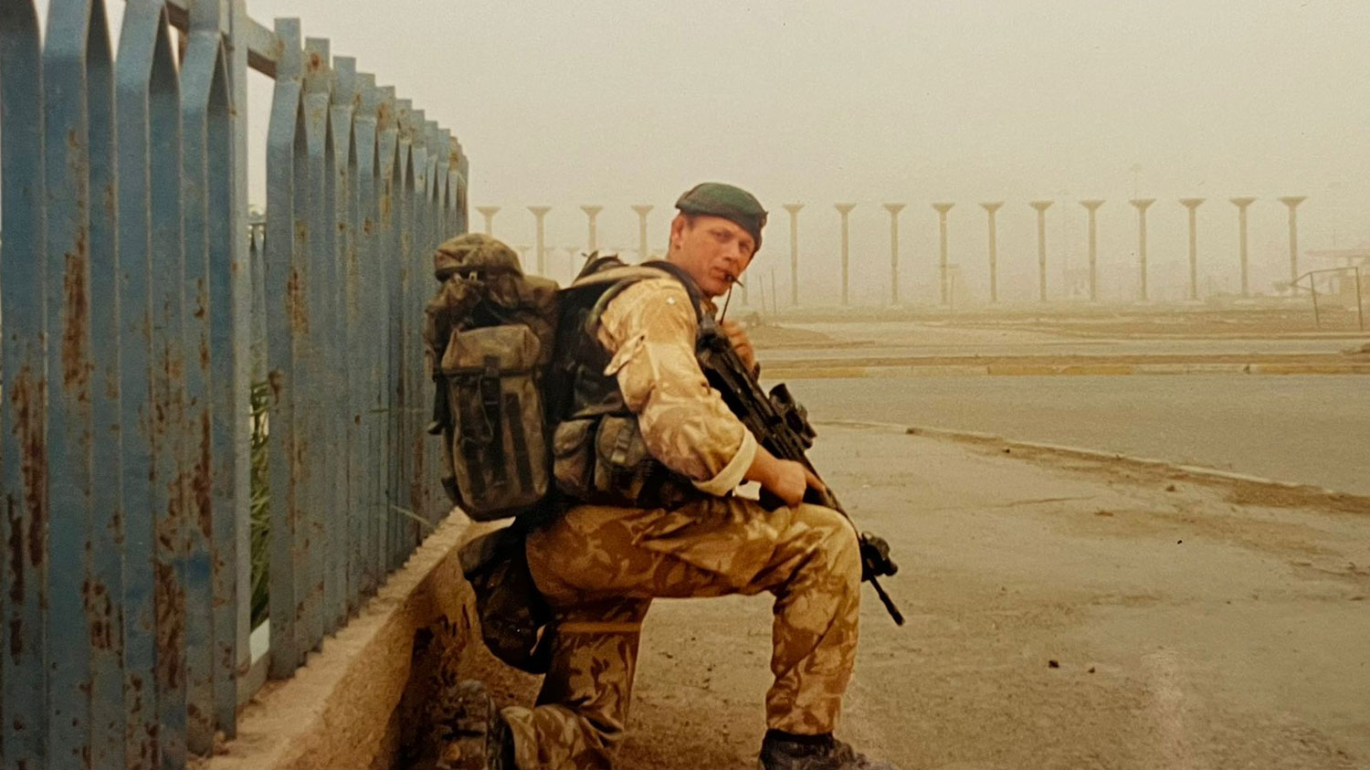 Former WO2 PTI Paul Wood while serving CREDIT WO2 (Retired) Paul Wood