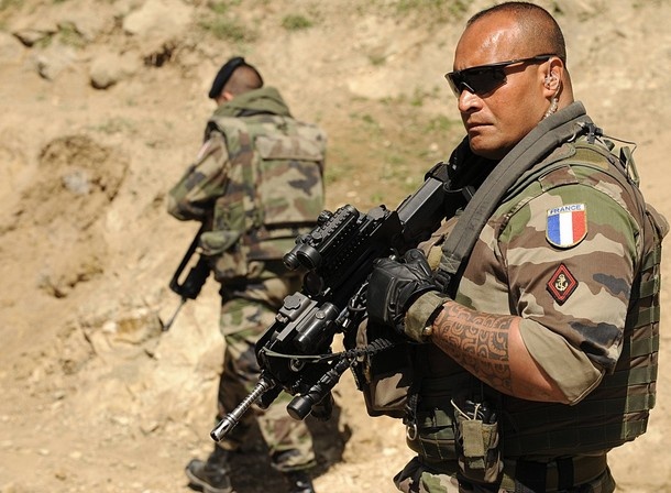 French troops