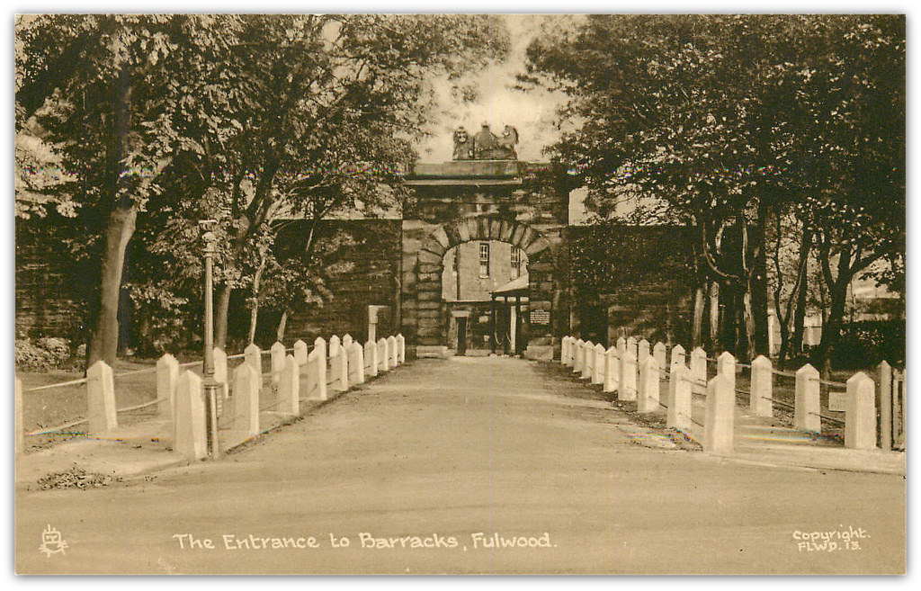 The entrance to Fulwood barracks (Picture: Preston Digital Archive).