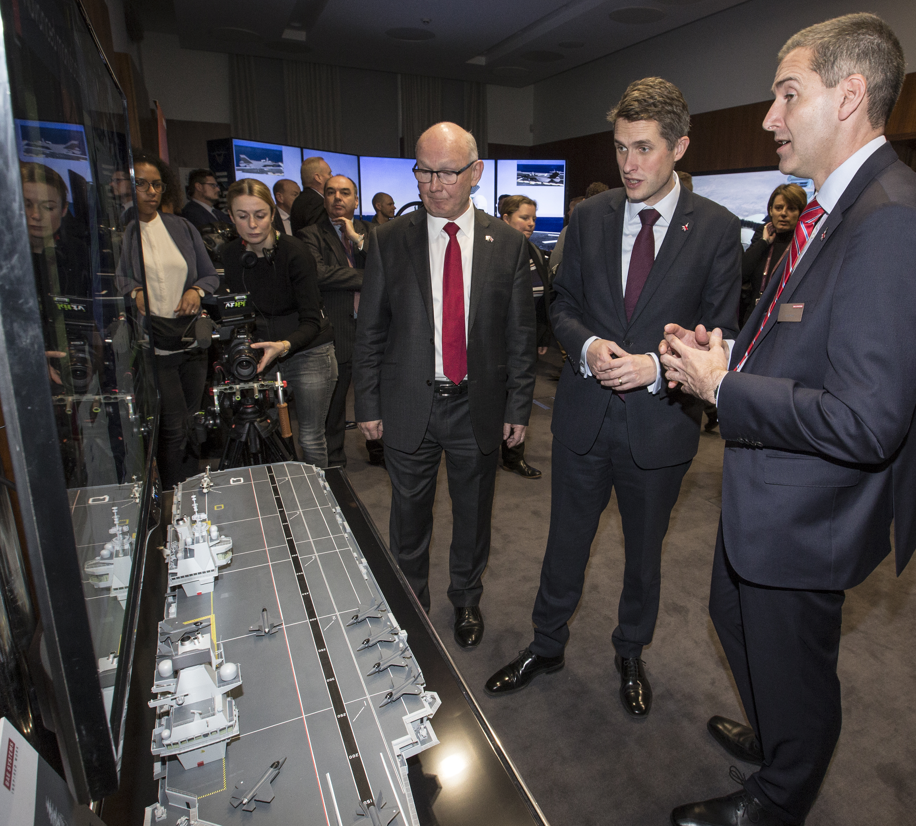 Gavin Williamson F-35 Simulator 