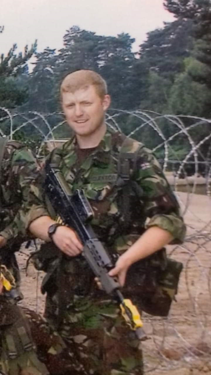 Stephen Cleartor served in both the Royal Engineers and Queen's Dragoon Guards before a medical discharge ended his career in 2017. Picture: Stephen Cleator.