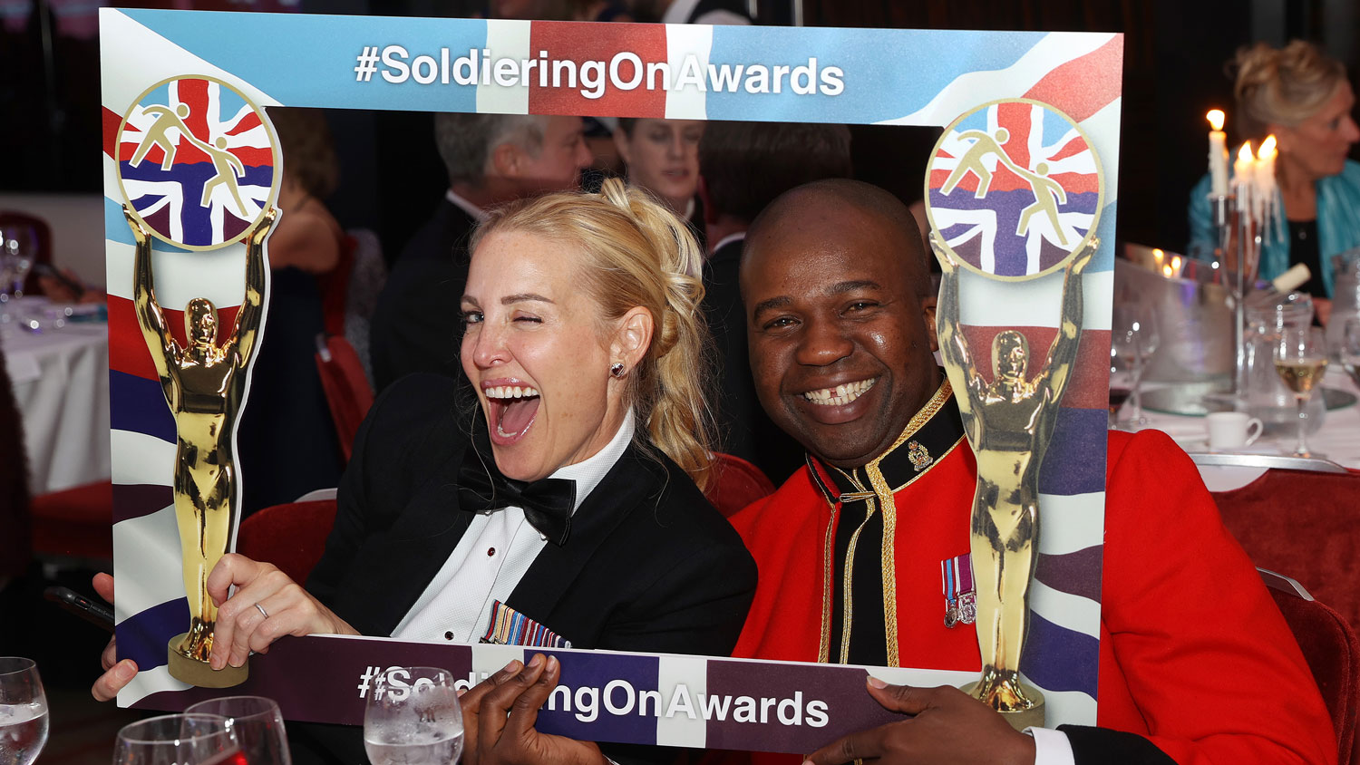 Guests enjoy themselves at the 2023 Soldiering On Awards CREDIT Schmooly