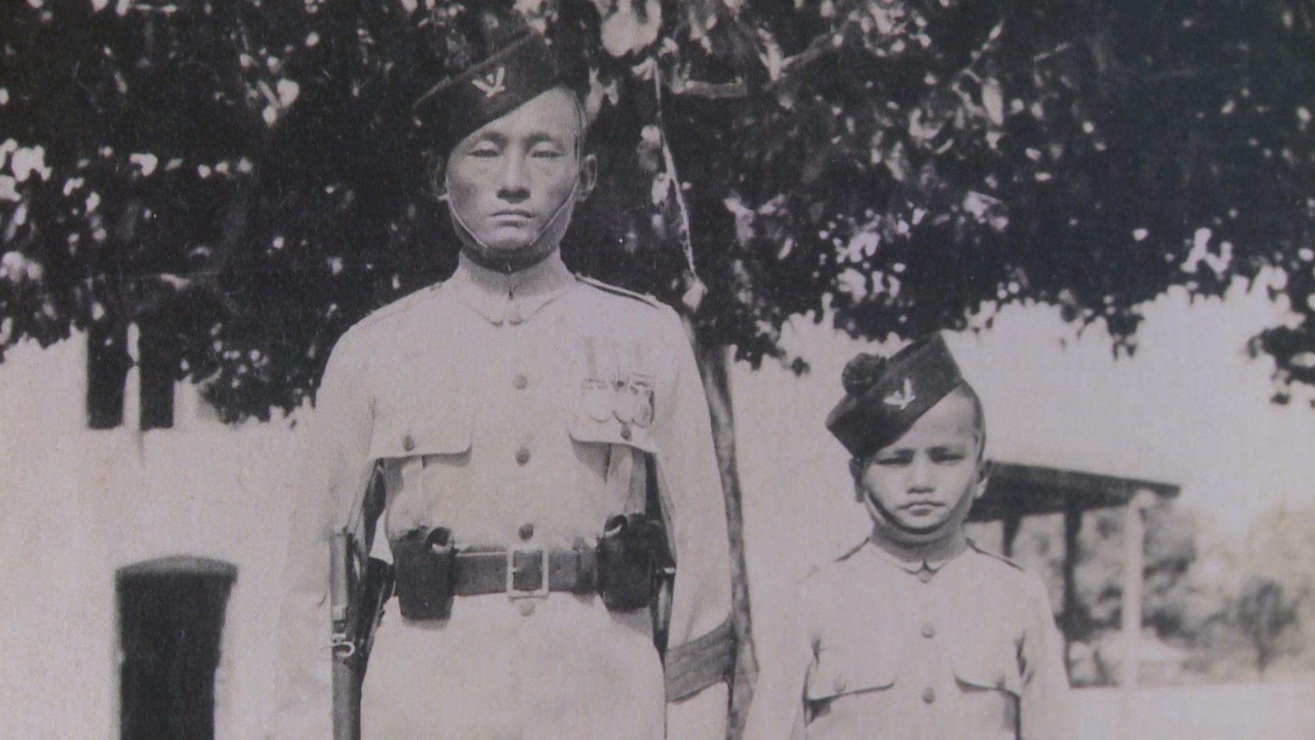 The exhibition shows Gurkha soldiers during the inter-war years. 