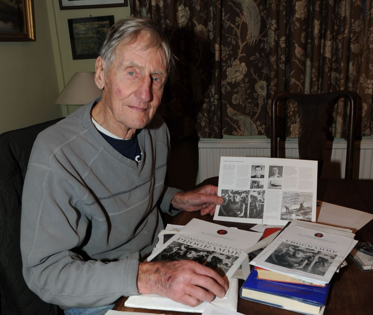 D-Day Veteran Jim Booth attacked with a hammer CREDIT: SWNS