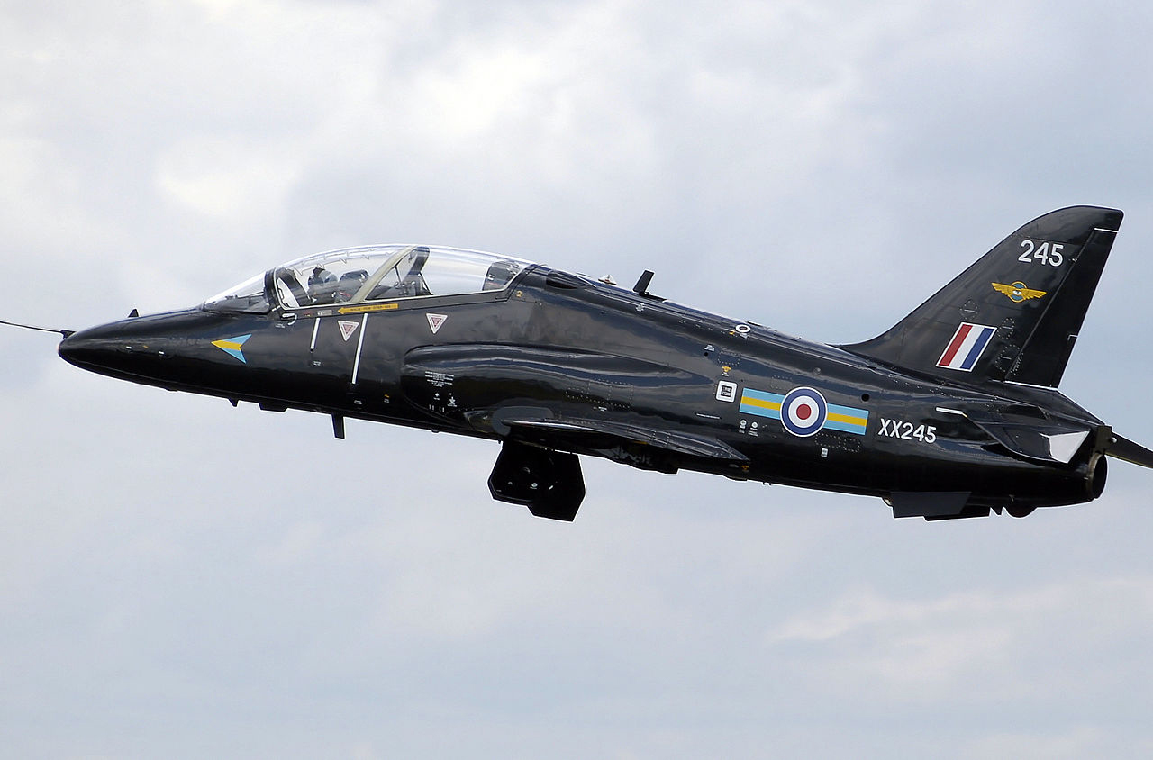 RAF Jet Crashes Through Barrier
