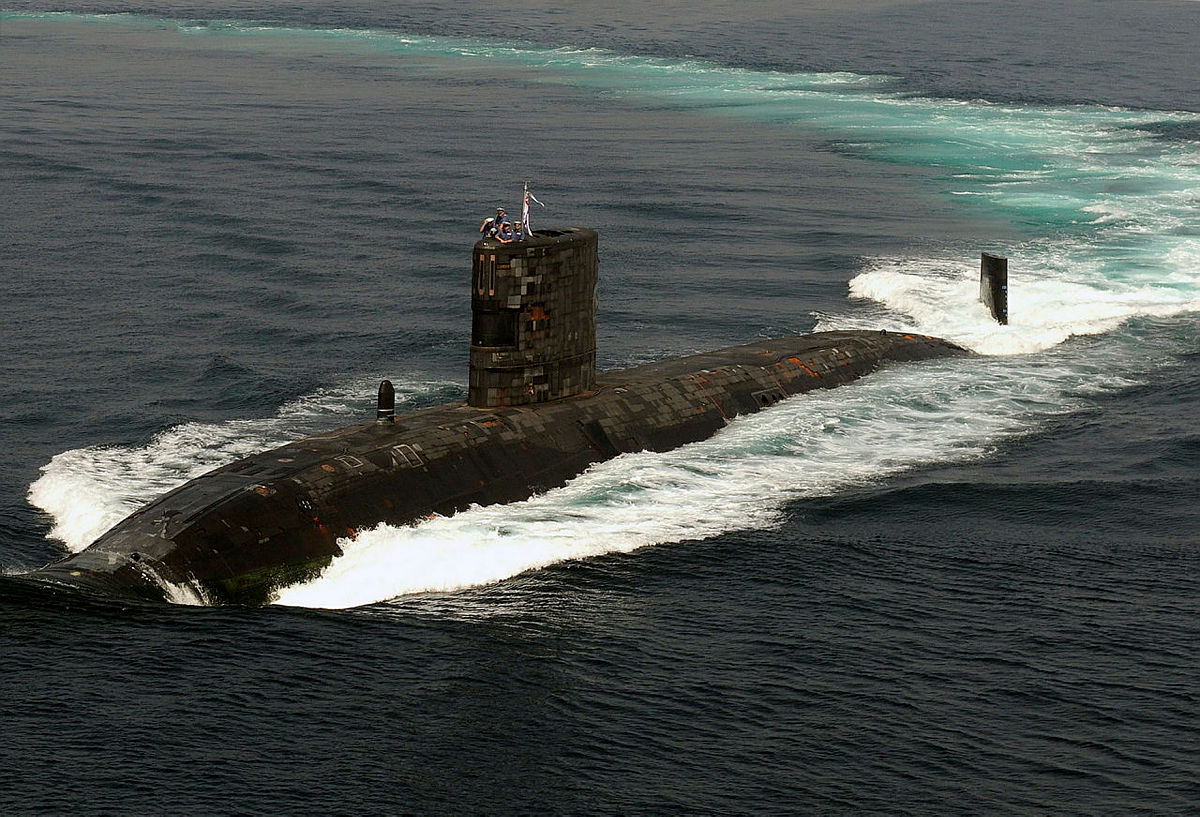 	HMS Tireless, the third of the seven Trafalgar-class submarines, photographed in 2012 CREDIT Crown Copyright