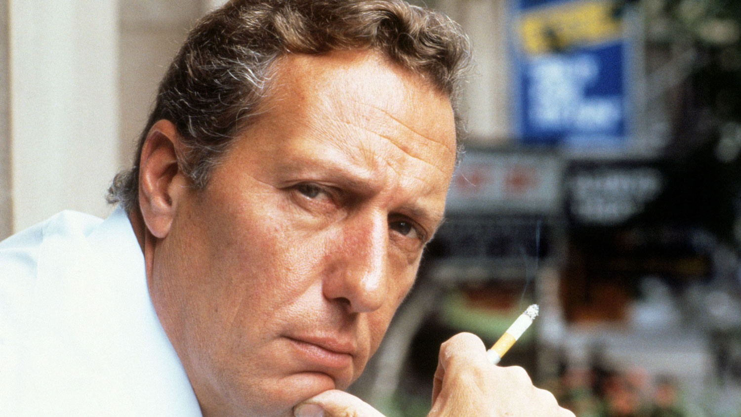 Image ID A2JM45 RAF veteran turned author of novels such as The Day Of The Jackal Frederick Forsyth pictured in 1987 NO REUSE CREDIT Pictorial Press Ltd Alamy Stock Photo