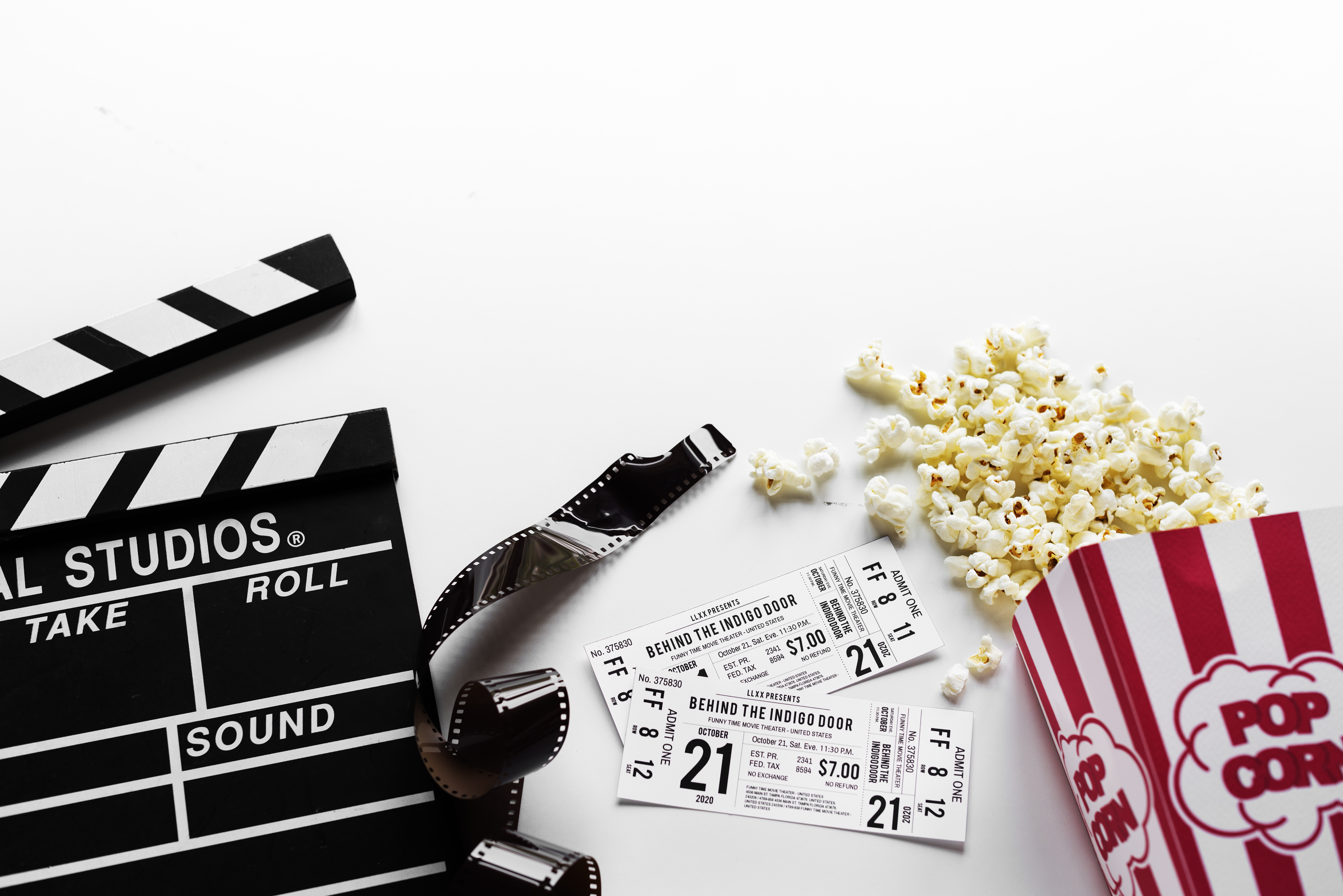 cinema popcorn. Rawpixel