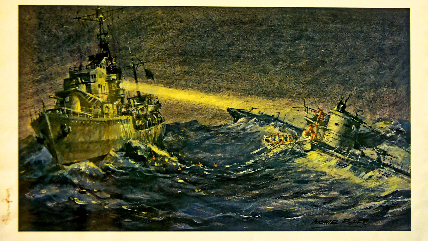 Image ID HDE67T HMS Petard and the Enigma machine by Michael Roffe CREDIT Wilf Doyle Alamy Stock Photo EXP EXP 231124