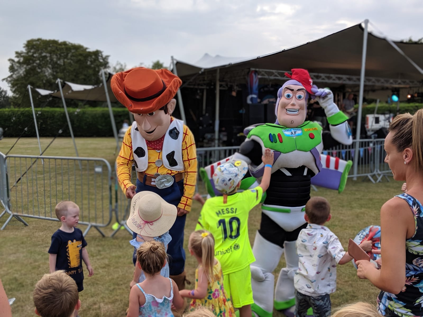 RAF Marham F&F Day CSE Show with Woody & Buzz Lightyear