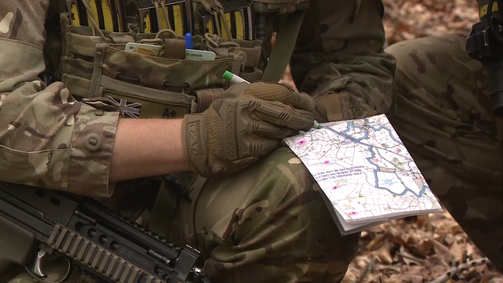 infantry map reading