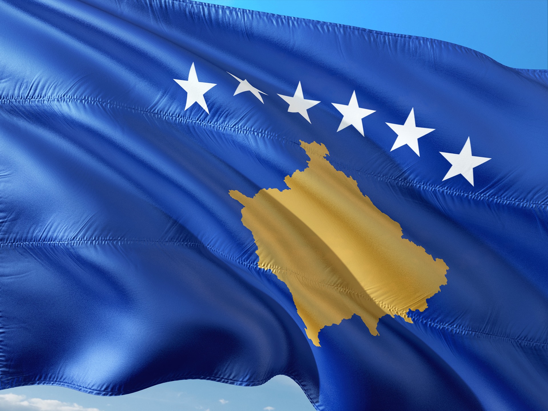 Kosovo flag Credit Pixabay/RonnyK