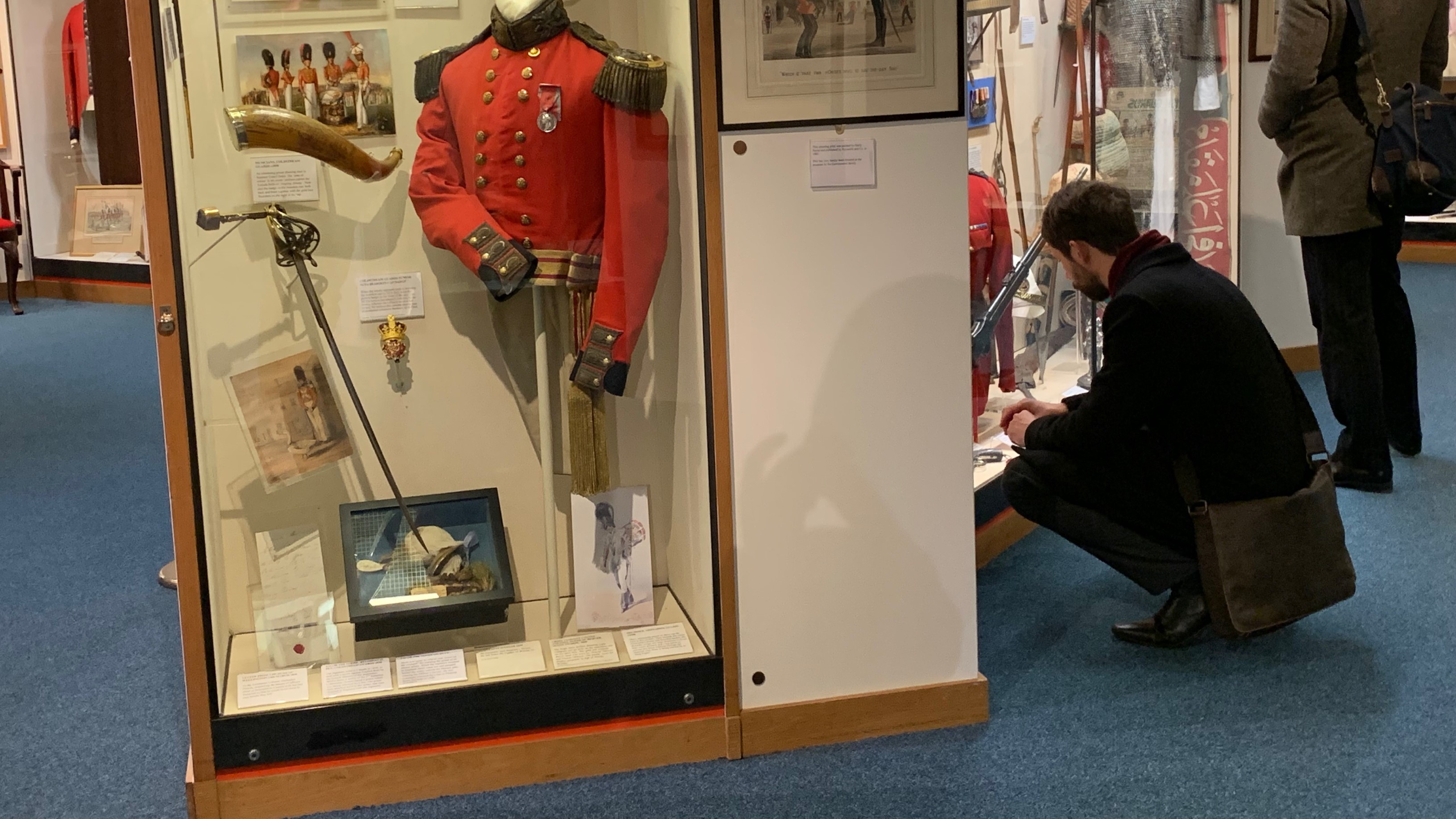 jacob the goose guards museum DATE 20122022 CREDIT BFBS.png