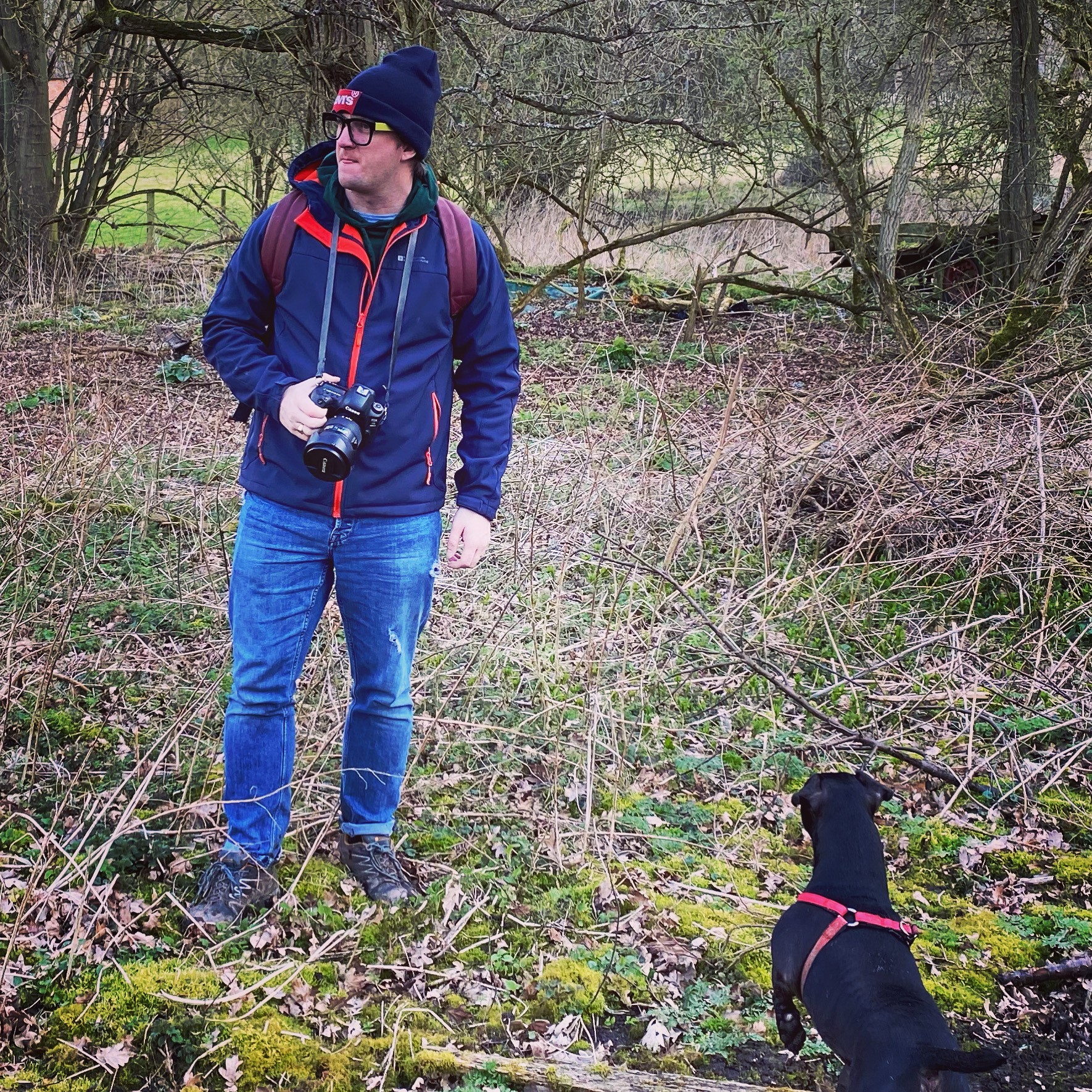 james wharton and dog lando