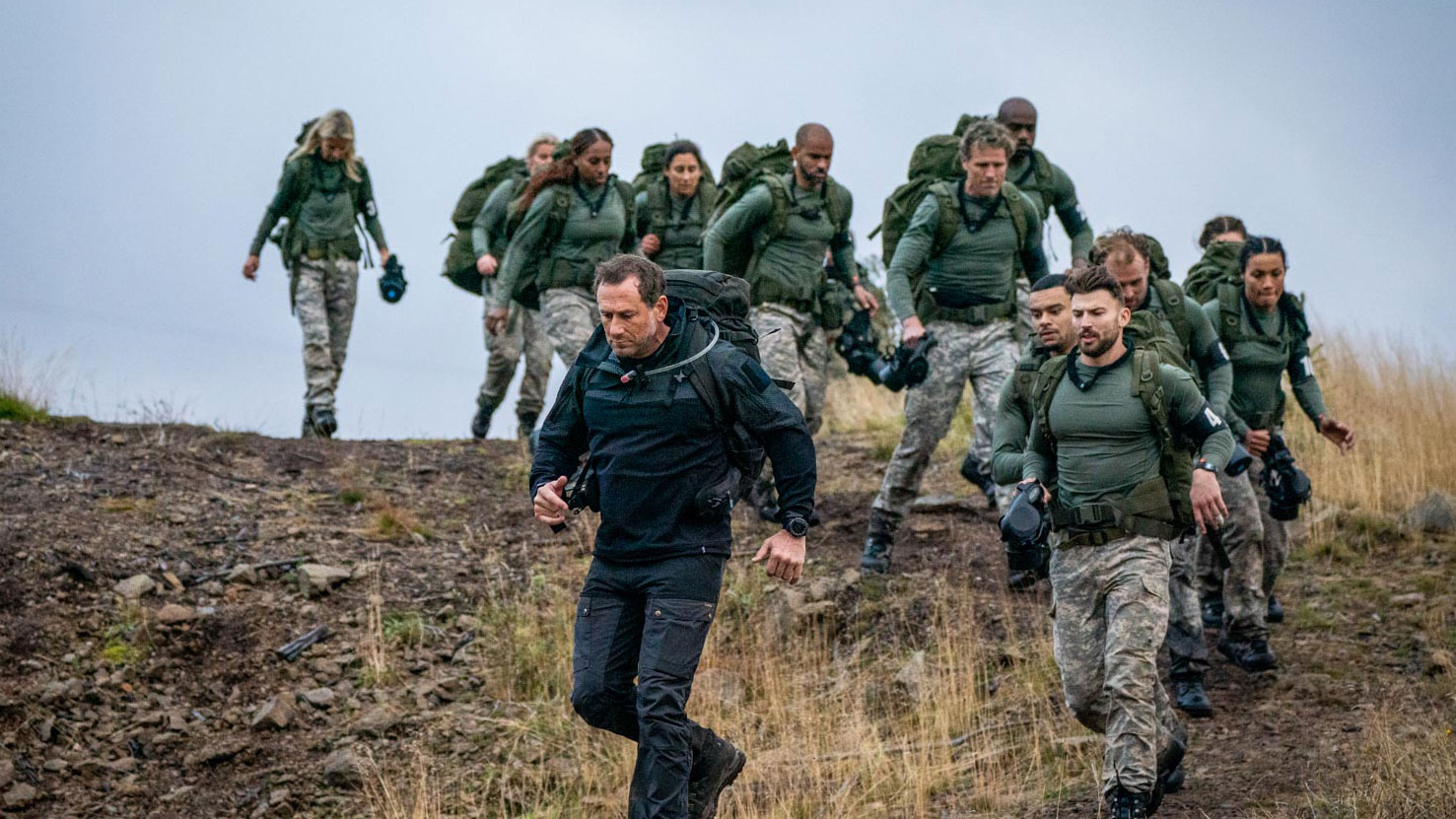 Jason Foxy Foxy Kieron Dyer Ore Oduba Jake Quickenden Aled Davies Wes Nelson Shanaze Reade Ulrika Jonsson Saira Khan Kerry Katona Alexandra Burke James Cracknell Vicky Pattison Celebrity SAS Who Dares Wins 2021 Picture Channel 4