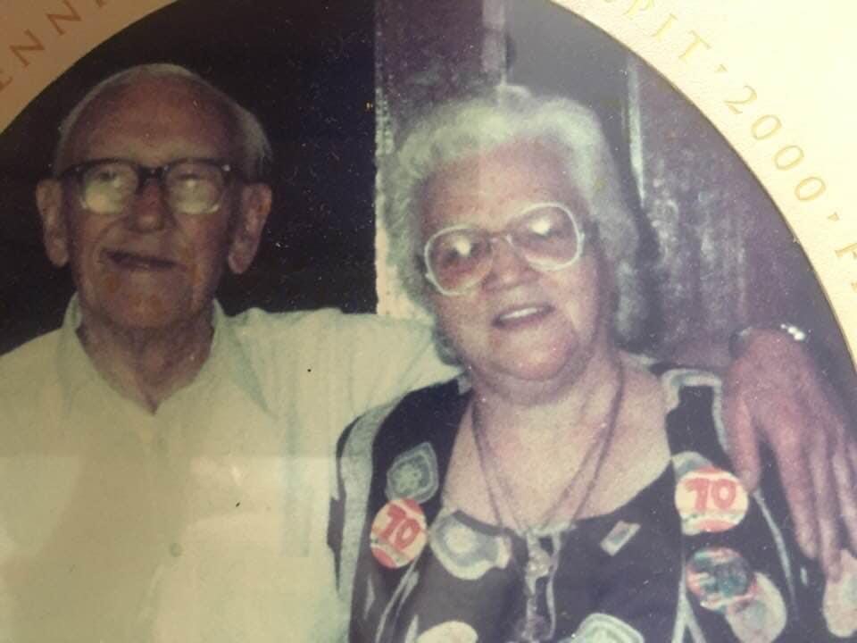 James and Gladys Crumlin in Liverpool in 1996. Credit: PE