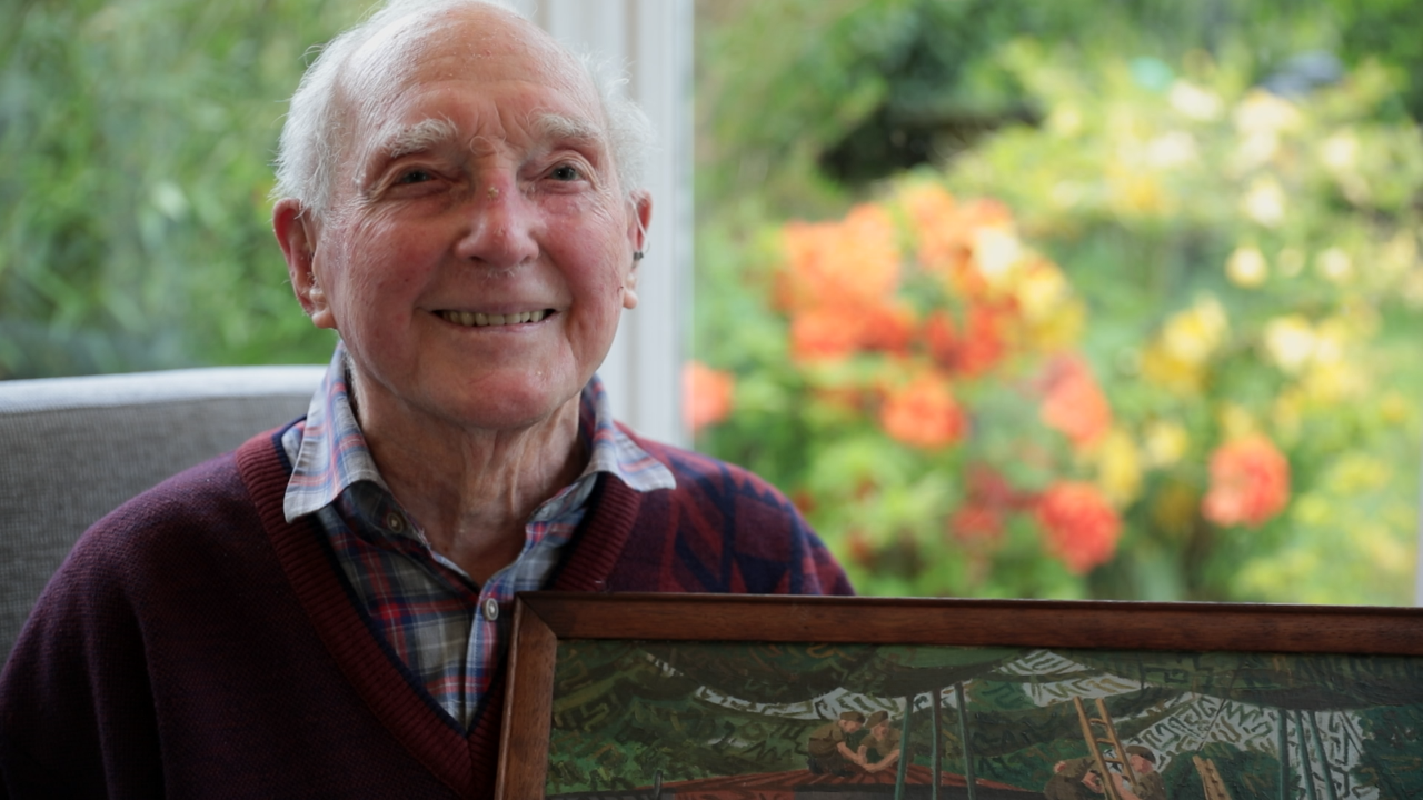 John Gillespie World War Two Veteran CREDIT BFBS
