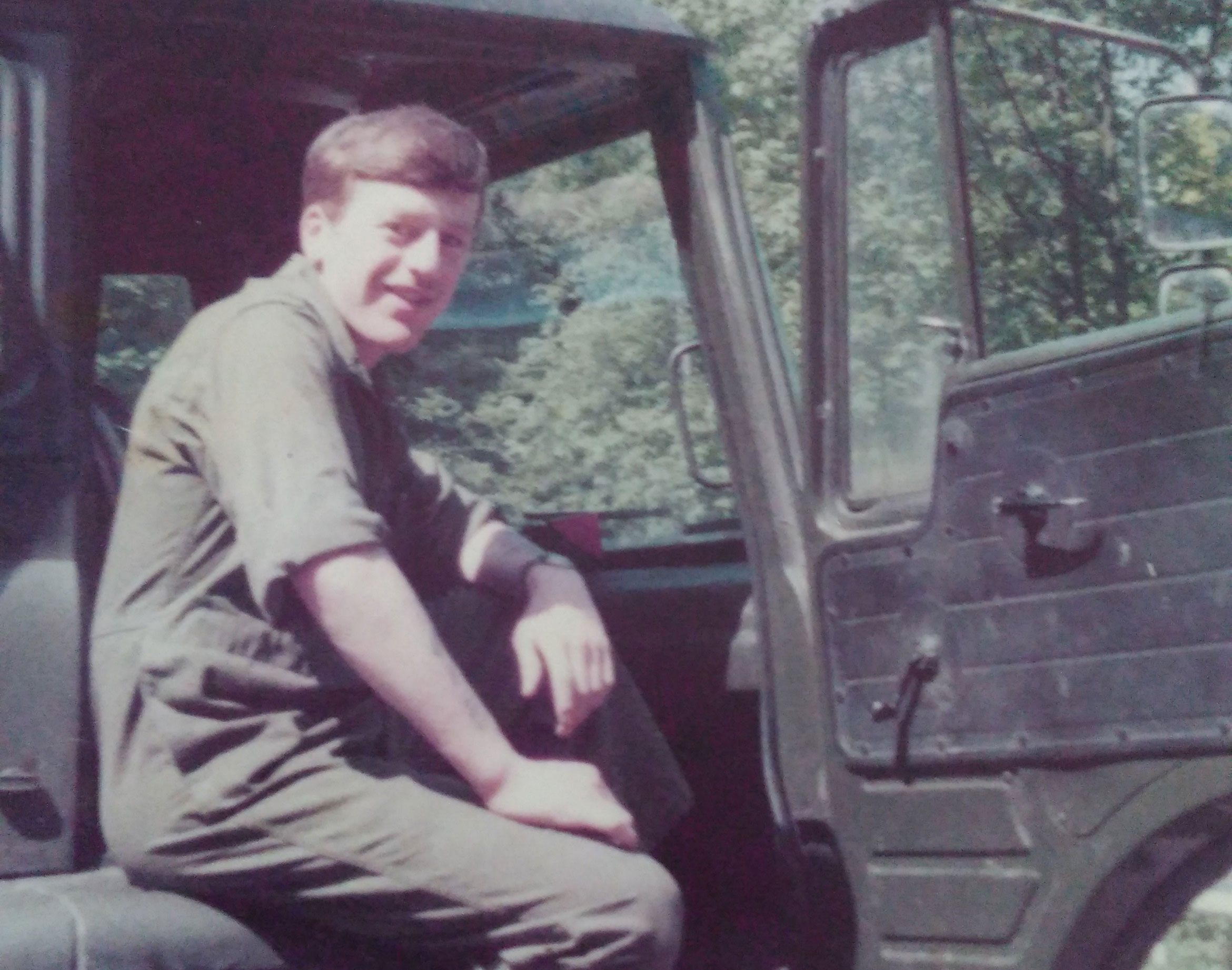 Kevin Roden serving in Germany aged 20