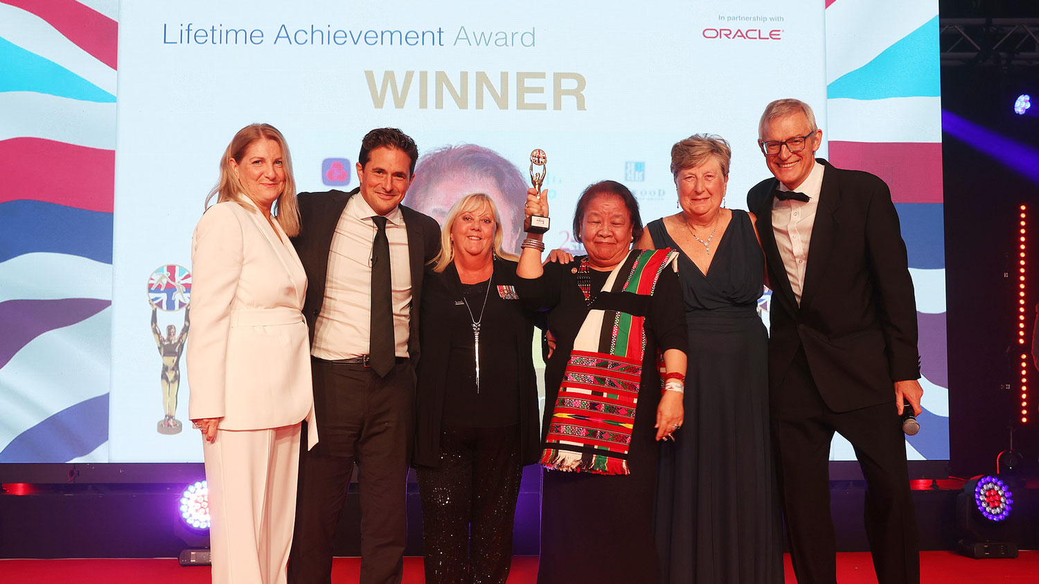 Khumi Burton won the Soldiering On Awards' Lifetime Achievement Award CREDIT Schmooly