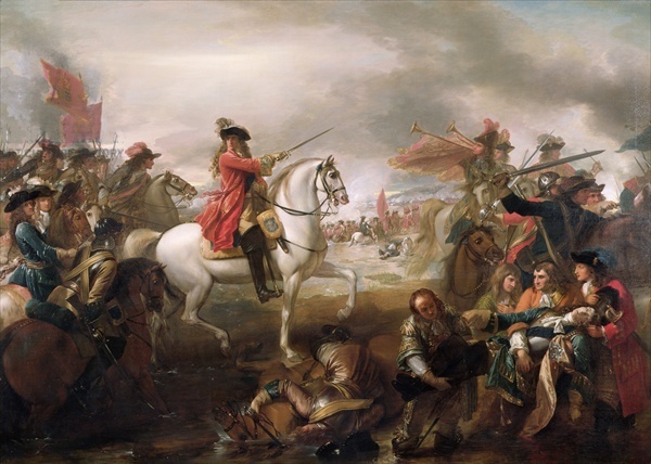 King William III at the Battle of the Boyne, 1 July 1690