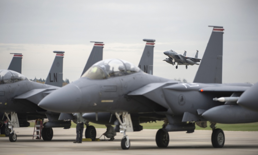 RAF Lakenheath is home to the US Air Force's 48th Fighter Wing (Picture: US Department of Defense).