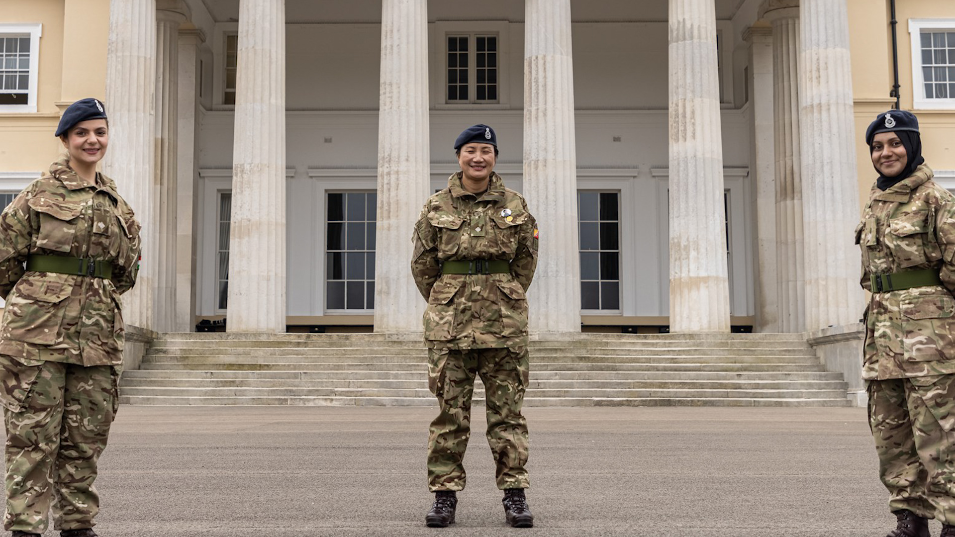 Female Officer Cadets at Sandhurst (Picture: British Army).