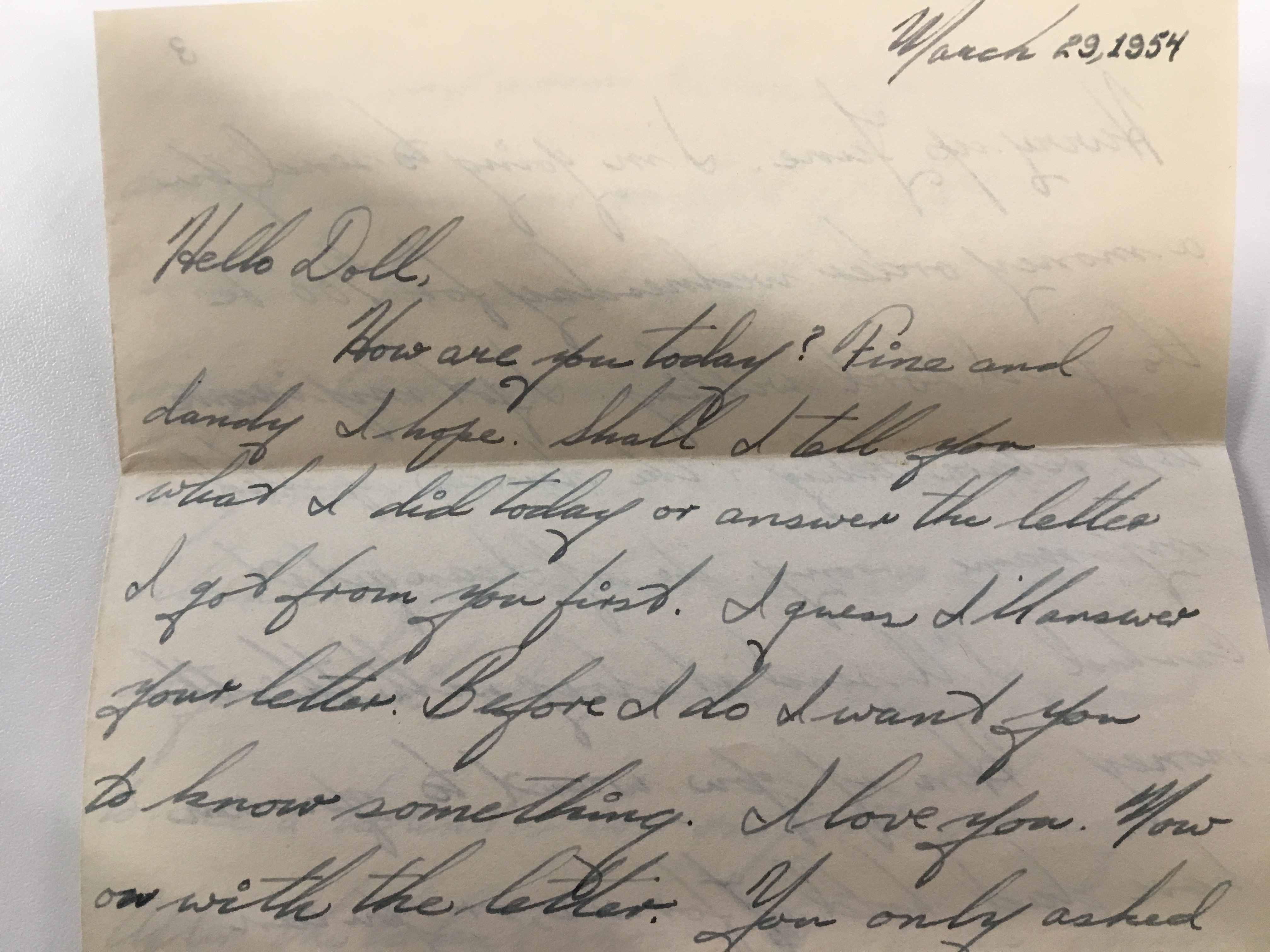 Mystery letters 23/11/17