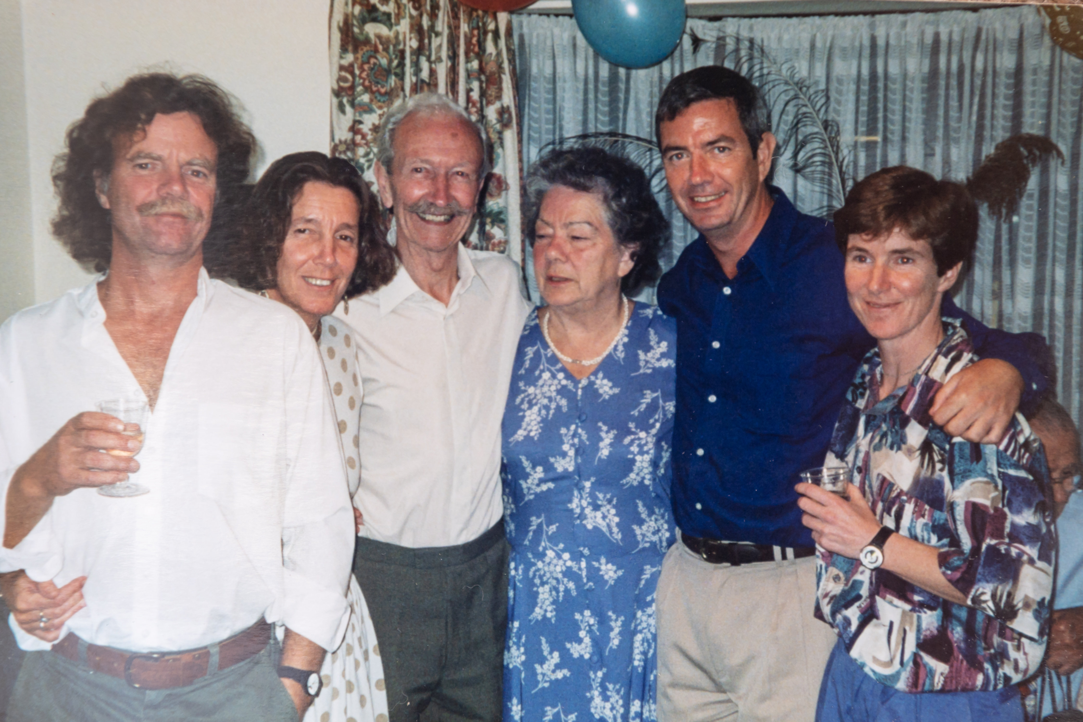 Megan, 92, and Denis Bollington, 93, WITH FAMILY SWNS