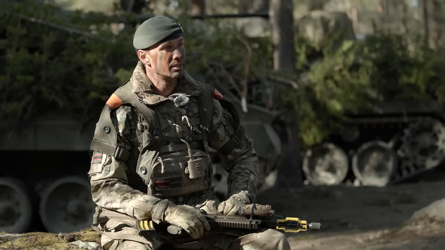 Major Peter Daniell on Exercise Northern Forest screengrab CREDIT British Army